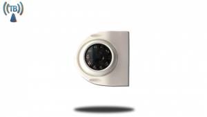 White Premium rear view side camera