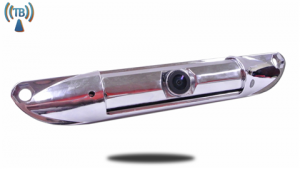 Silver CCD License plate backup camera