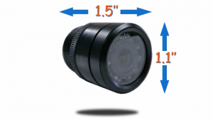 bumper backup camera 120 degree hi-resolution CCD dimensions