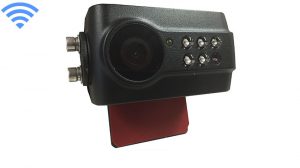 Camera slips behind the License Plate