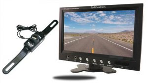 wired license plate rear view camera kit