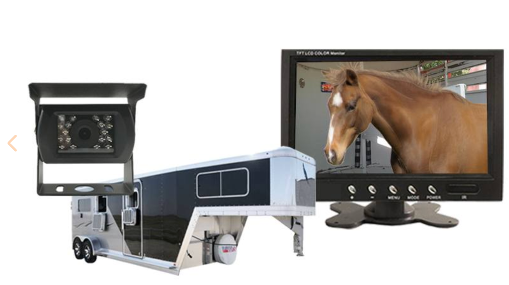  Horse trailer backup camera with IR night vision and monitor