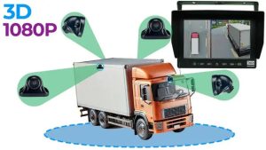 1080P 3D surround-view truck camera system