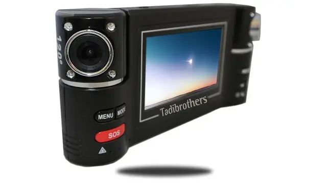 Tadibrothers handheld dash cam with screen and SOS button