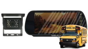 Product gallery for wireless school bus backup camera system